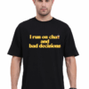 Unisex Oversized - I run on chai Printed T-Shirt
