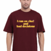 Unisex Oversized - I run on chai Printed T-Shirt
